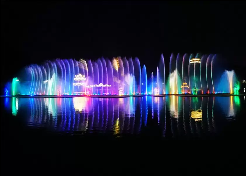 Cultural Park Laser And Water Screen Projection Music Fountain Show, China1