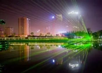 صانع النافورة 27 Laser equipment and water laser show fountain