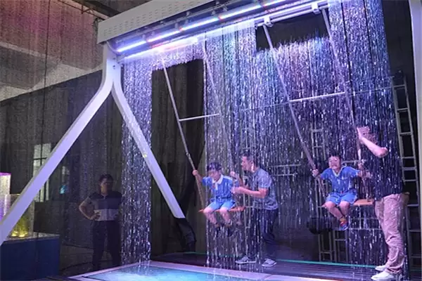 نافورة المياه التفاعلية 1 interactive water fountain