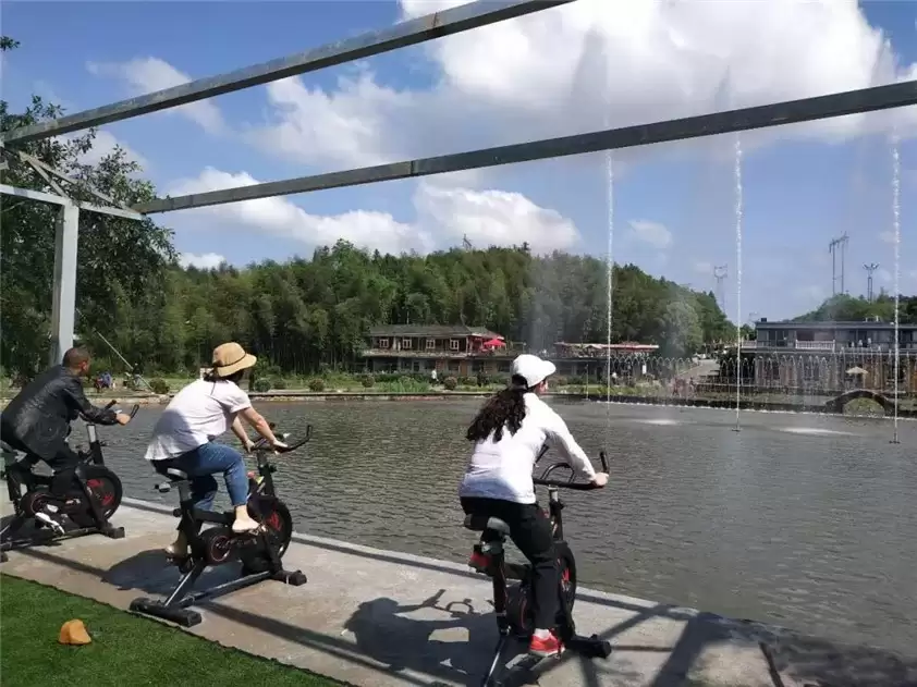 bicycle fountain