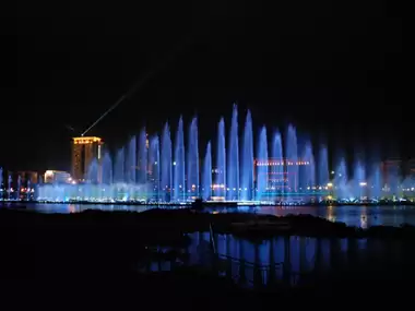 Top 10 Most Beautiful Musical Dancing Fountains in China Series Guangdong Jieyang Music Fountain Show