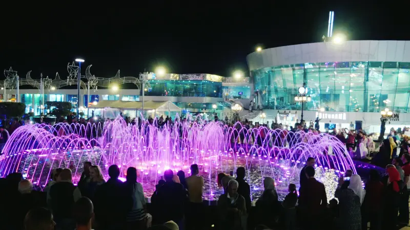 Soho Square Dancing fountain