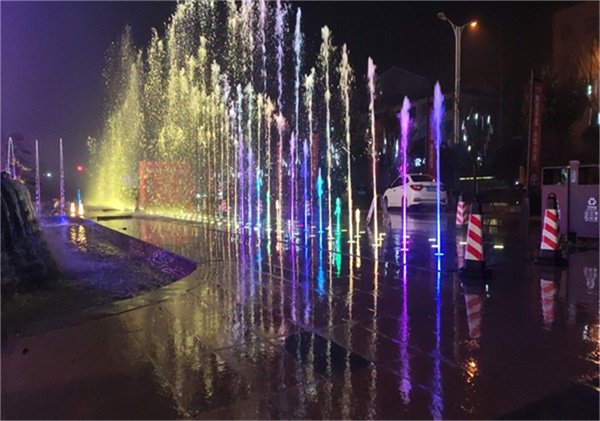 Dry Floor Fountain Fuente musical danzante