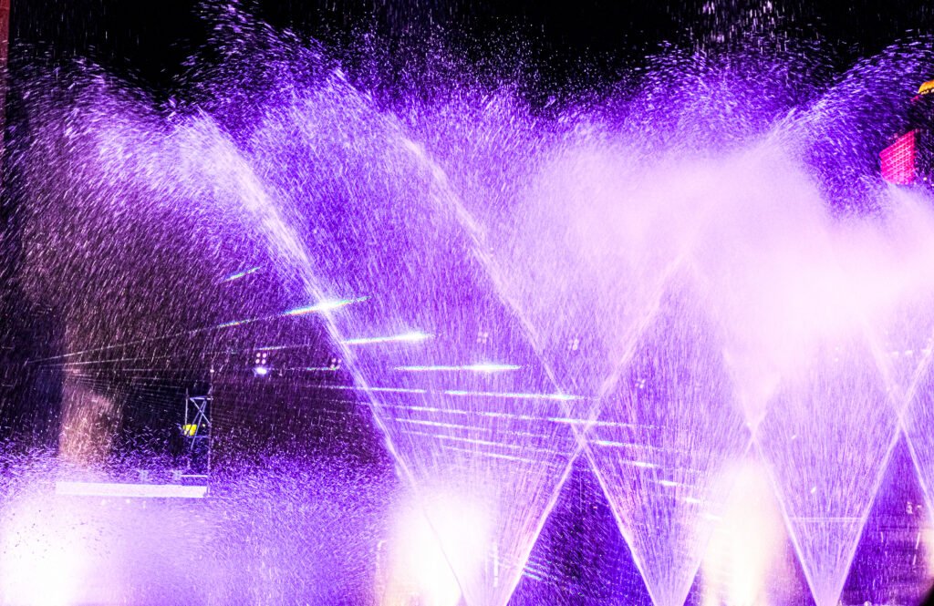 dancing water fountain