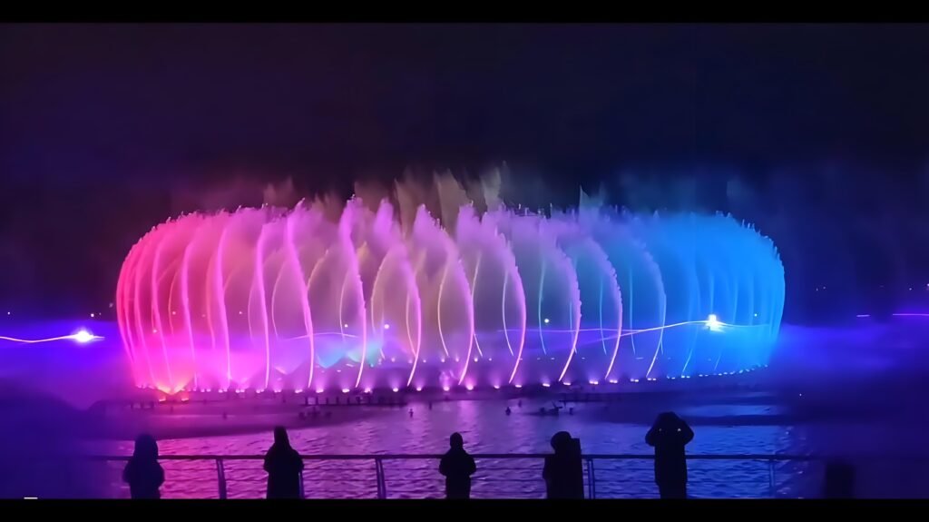 نافورات راقصة في تركمانستان: مزيج ساحر من الماء والضوء والموسيقى 4 Dancing Fountains in Turkmenistan