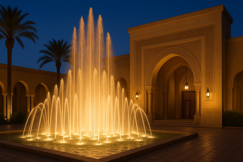 2 - Moroccan music fountain