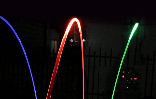 Laser Laminar Fountain