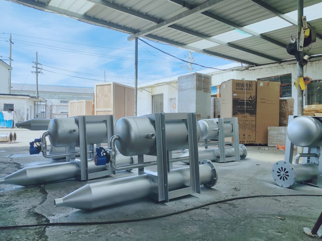 Air shooter fountain equipment