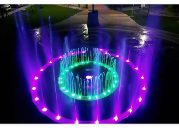 Dry Deck Music Fountain