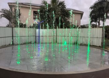 Interactive Dry Fountain
