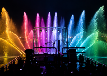 Cruise Ship Fountain